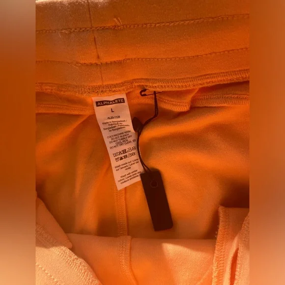 ALPHALETE Women's Essential Core Jogger ORANGE FROST, Size Large New - Picture 6 of 10